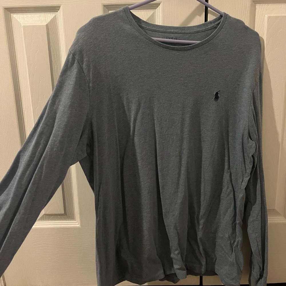 Ralph Lauren Men's Blue Long Sleeve Tee